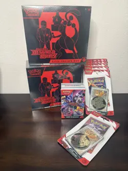 Pokemon TCG Destined Rivals 2 ETBS booster bundle 6 blister packs BRAND NEW LOT - Image 1