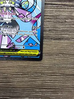 Pokemon TCG Mega Diancie EX 267/217 Mega Attack Rare Ascended Heroes MAR - Image 2