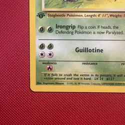 Pokemon Vintage 1st Edition Non-holo Pinsir Jungle Set 25/64 Wotc 1999 - Image 5