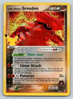 Team Magma's Groudon 9/95 Holo Celebrations: Classic Collection NM - Pokemon TCG - Image 1