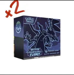 PRESALE PHANTASMAL FLAMES Booster Box 1, POKEMON CENTER ETBs 2,Booster Bundle 1 - Image 2