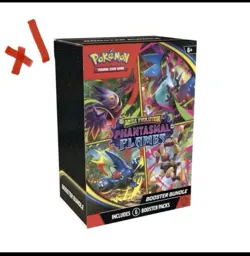 PRESALE PHANTASMAL FLAMES Booster Box 1, POKEMON CENTER ETBs 2,Booster Bundle 1 - Image 4