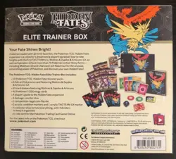 Pokemon TCG: Hidden Fates Elite Trainer Box - Sun & Moon (2019) 820650804731 - Image 2