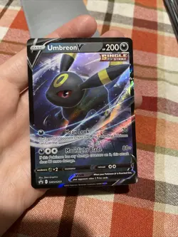 Pokemon 2023 Sword and Shield Umbreon v Black Star Promo Holo Card SWSH203 - Image 1