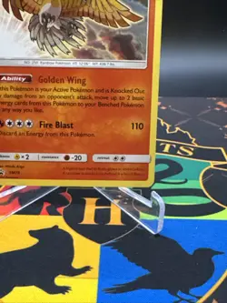 2017 Pokemon TCG Shining Legends Black Star Promo Card #SM70 Shining Ho-Oh Holo - Image 4