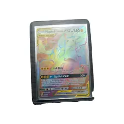Pikachu & Zekrom GX Tag Team Full Art Pokemon Card Holo Rare 240 HP - Image 1