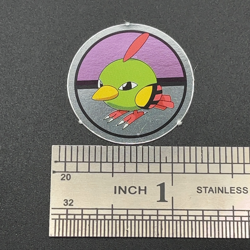 Natu Pokemon Paper Ginpika Medal Card Nintendo Japanese Rare TCG S206-43 - Image 2