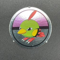 Natu Pokemon Paper Ginpika Medal Card Nintendo Japanese Rare TCG S206-43 - Image 3