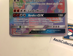 Pokemon - Zygarde GX LP (136/131) - Forbidden Light Rainbow Secret Rare Card - Image 5