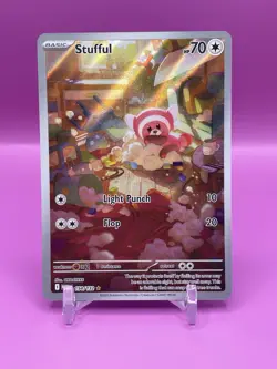 Pokemon Stufful 154/132 Mega Evolution Illustration Rare Holo NM - Image 1