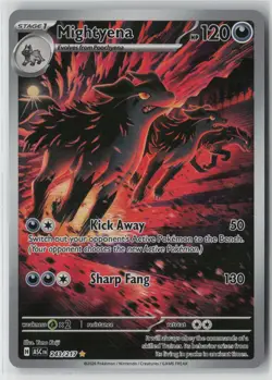 Pokemon Mightyena #243/217 ME: Ascended Heroes Near Mint or Better - Image 1