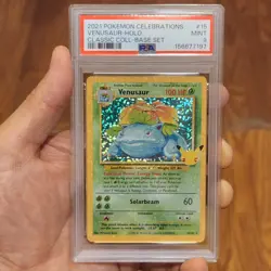 2021 Pokemon Celebrations Venusaur PSA 9 - Image 1