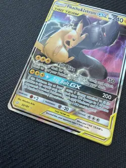Pokemon Pikachu & Zekrom GX 33/181 - SM Team Up Holo Ultra Rare NM - Image 3