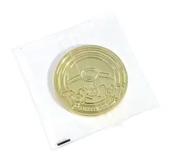 Zacian GOLD Metal Coin Pokemon TCG Elite Box Promo 2020 Sword & Shield SEALED - Image 2