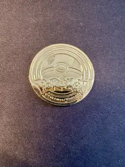 Zacian Metal Coin UPC Official Pokemon Merchandise Authentic Nintendo - Nm - Image 2