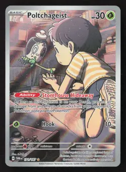 Poltchageist Illustration Rare Holo TWM 171/167 NM Pokemon TCG - Image 1
