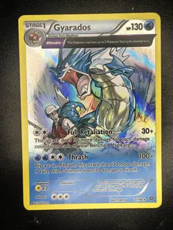 GYARADOS 21/98 - XY Ancient Origins Holo Rare Full Art - 2015 Pokemon Card LP - Image 1