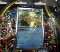 Pokemon TCG Mega Evolution 3 Pack Blister Psyduck Promo New Factory Sealed! - Image 4