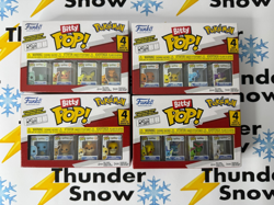 Pokemon Bitty Pop! Funko Complete Set - Pikachu Charizard Eevee Jolteon - Image 1