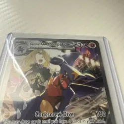 Pokemon TCG Cynthia’s Garchomp EX 232/182 Destined Rivals Mint Condition - Image 4