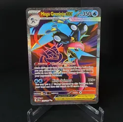 Pokemon Mega Greninja EX 100/086 Ultra Rare Full Art Me04: Chaos Rising - Image 1