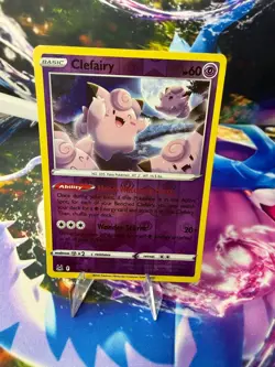 CLEFAIRY 062/196 LOST ORIGIN Reverse Holo Common Pokemon - Image 1