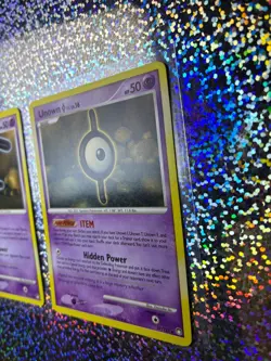 Pokemon TCG Regular: 37/123 Unown I; 65/123 Unown E; 68/130 Unown D - Image 3