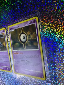 Pokemon TCG Regular: 37/123 Unown I; 65/123 Unown E; 68/130 Unown D - Image 4