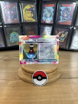 2000 Topps Pokemon Movie Mewtwo Strikes Back Holo #13 “The Invitation” BLUE LOGO - Image 3