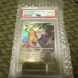 PSA10 Pikachu CHR Dark Phantasma 2022 Japanese Pokemon Card - Image 1