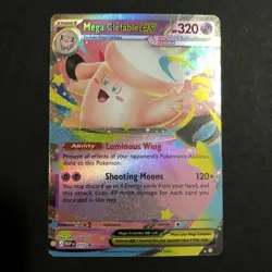 Pokemon Mega Clefable ex - Holo Double Rare MEP Promo - 072 NM - Image 1