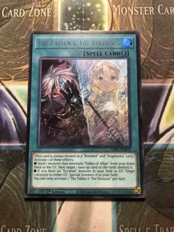 *** THE FALLEN & THE VIRTUOUS *** ULTRA RARE 1ST EDITION CH01-EN019 YUGIOH! - Image 1