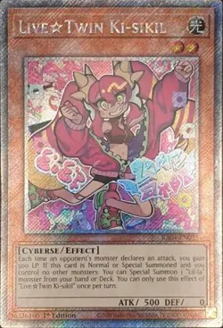 Live Twin Ki-sikil (Platinum Secret Rare) - 1 Quarter Century Stampede LP YuGiOh - Image 1