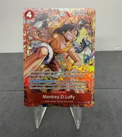 Bandai One Piece Monkey D. Luffy OP16-015 Impel Down SR Alt Art - Image 1