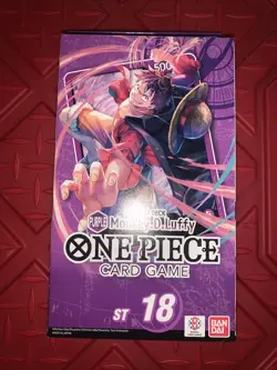 ST18 Purple Monkey D Luffy Starter Deck One Piece Card Game New and Sealed - Image 1