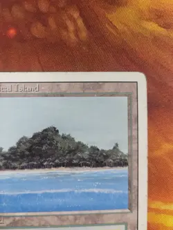 Tropical Island Revised Edition MTG Magic the Gathering Dual Land Card HP - Image 3