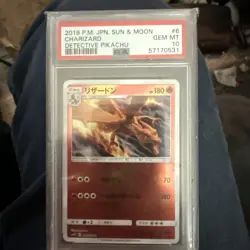 Pokemon Card Charizard 006/024 Reverse Holo Detective Pikachu PSA 10 GEM MINT - Image 1