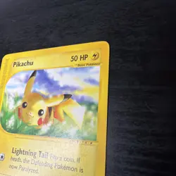 PIKACHU 124/165 Expedition nonholo E-Series Pokemon TCG card LP - Image 3