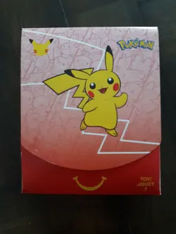 2021 McDonald's Pokemon 4 Card Pack Sealed 25th Anniversary Toy 7 - Image 1