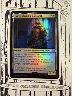 MTG Judge Magister Gabranth - FINAL FANTASY (FIN) U 0230 NM *Foil* - Image 1