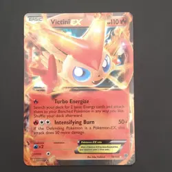 Pokemon TCG Victini EX 18/135 Plasma Storm Holo Ultra Rare Basic English - Image 1