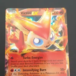 Pokemon TCG Victini EX 18/135 Plasma Storm Holo Ultra Rare Basic English - Image 2