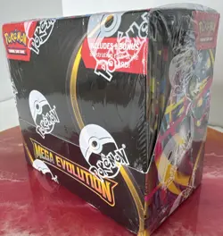 Pokemon Mega Evolution Base Set Enhanced Booster Box Sealed English Clean Wrap - Image 1