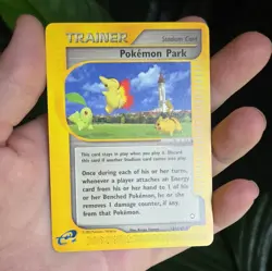 PIKACHU CAMEO Pokemon Park 131/147 Aquapolis 2002 Trainer Stadium Uncommon - Image 1