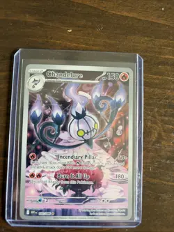 Chandelure 103/086 NM – Illustration Rare – 2025 TCG Pokemon White Flare - Image 1