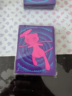 Fusion Strike Mew ETB Pokemon Card Sleeves (65 Pack) NEW - Image 1