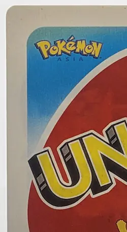 Pokemon Asia UNO Wild Draw 4 Card Eevee Evolutions Pikachu Eeveelutions 1997 - Image 5