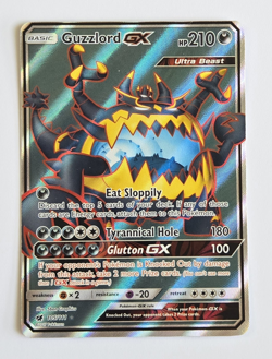Pokemon Guzzlord GX Full Art Holo 105/111 SM Crimson Invasion Ultra Rare - Image 1