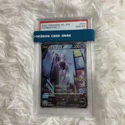 PSA10 Mewtwo V SR 074/071 Pokemon GO Japanese Pokemon Card - Image 1