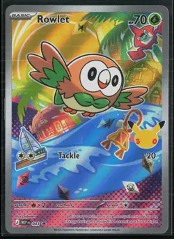 Rowlet 043 ME: Mega Evolution Promo Promo Holo Pokemon - Image 1